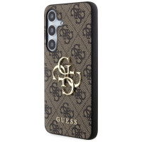 Guess 4G Big Metal Logo case for Samsung Galaxy S24 - brown