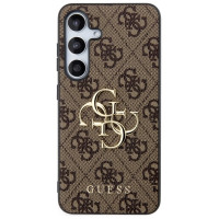 Guess 4G Big Metal Logo case for Samsung Galaxy S24 - brown