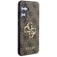 Guess 4G Big Metal Logo case for Samsung Galaxy S24 - brown