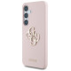 Guess Silicone Big 4G Logo Bottom Script Case for Samsung Galaxy S25 - Pink