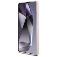 Guess Silicone Big 4G Logo Bottom Script Case for Samsung Galaxy S25 Ultra - Pink