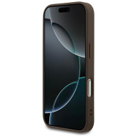 Guess 4G Small Classic Logo MagSafe case for iPhone 17 Pro - brown