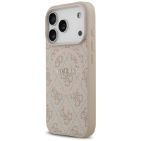 Guess 4G Ring Classic Logo MagSafe Case for iPhone 17 Pro - Pink