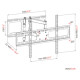Savio TV stiprinājums Savio 37" &ndash; 86", 60 kg Full-motion TV wall mount