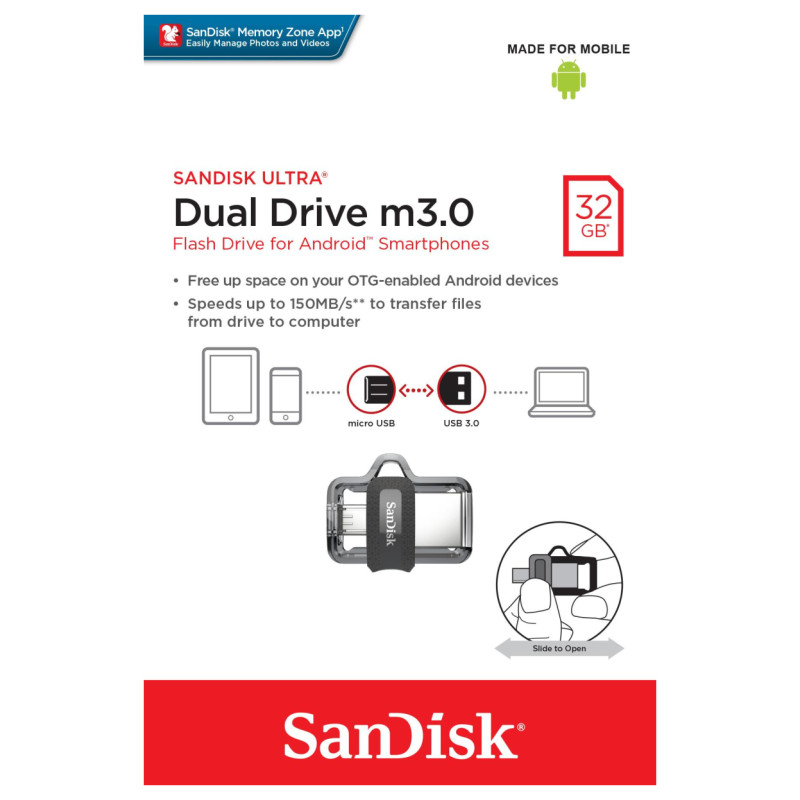 Sandisk Ultra Dual Drive m3.0 32GB 130MB/s