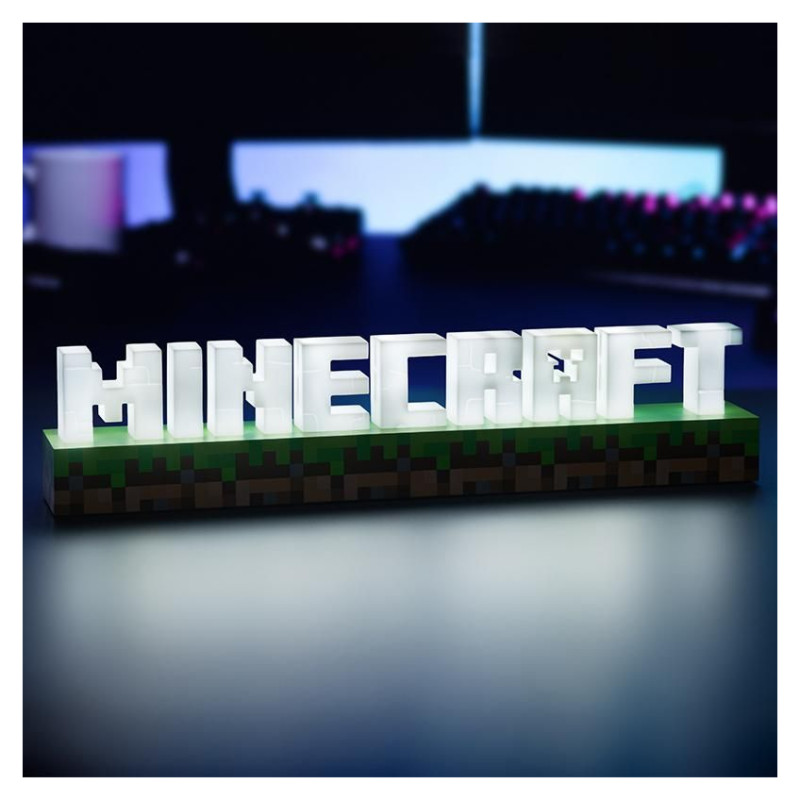 Paladone Minecraft Logo Light