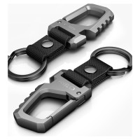 Tech-Protect Slidelock Keychain - Black and Gray