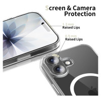 Tech-Protect Flexair Hybrid CC MagSafe Case for iPhone 17 - Clear