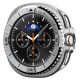 Spigen Bezel Tune Pro Pilot Cover for Samsung Galaxy Watch 8 Classic 46mm - Silver