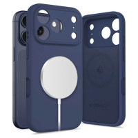Tech-Protect Silicone MagSafe Case for iPhone 17 Pro - Navy Blue