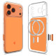 Spigen Thin Fit MagSafe Case for iPhone 17 Pro Max - Clear Orange