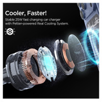 Spigen Essential EV25MFAQ Magnetic MagSafe Car Air Vent Mount - Black