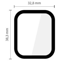 Tech-Protect Glass Flex+ 2-pack for Apple Watch 40mm - Black