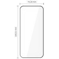 Tech-Protect Glass Fit+ 2-pack for Xiaomi Poco F8 Pro Ultra - black