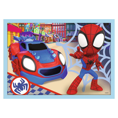 Trefl SPIDER-MAN Puzle 12+24+20+15 Spidey