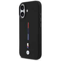 BMW M Silicon Tricolor Line MagSafe Case for iPhone 17 - Black