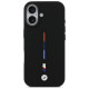 BMW M Silicon Tricolor Line MagSafe Case for iPhone 17 - Black