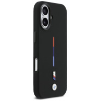 BMW M Silicon Tricolor Line MagSafe Case for iPhone 17 - Black
