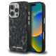 Karl Lagerfeld IML Leopard Pattern MagSafe Case for iPhone 16 Pro Max - Black