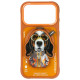 Nimmy Cool&Cute 2.0 Dog Case for iPhone 17 Pro Max with Magnetic Hanger - Orange