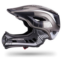 Rockbros [RETURNED ITEM] Children's bicycle helmet with detachable visor Rockbros TT-32SBTG-S size S - gray