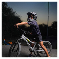 Rockbros [RETURNED ITEM] Children's bicycle helmet with detachable visor Rockbros TT-32SBTG-S size S - gray