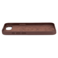Decoded Silicone Backcover case with MagSafe for iPhone 16e - brown