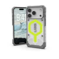 UAG Pathfinder Clear MagSafe Case for iPhone 17 Pro - Neon Gray