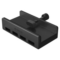 Orico MH4PU Hub Clamp-Mounted 4x USB-A 3.0 - Black