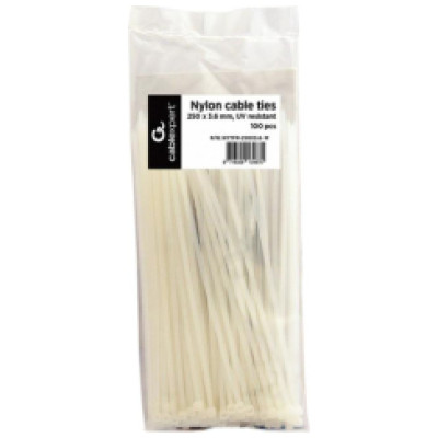 Gembird Kabeļu savilcēji Gembird 250 x 3.6 mm 100 gab, Frost+UV resistant