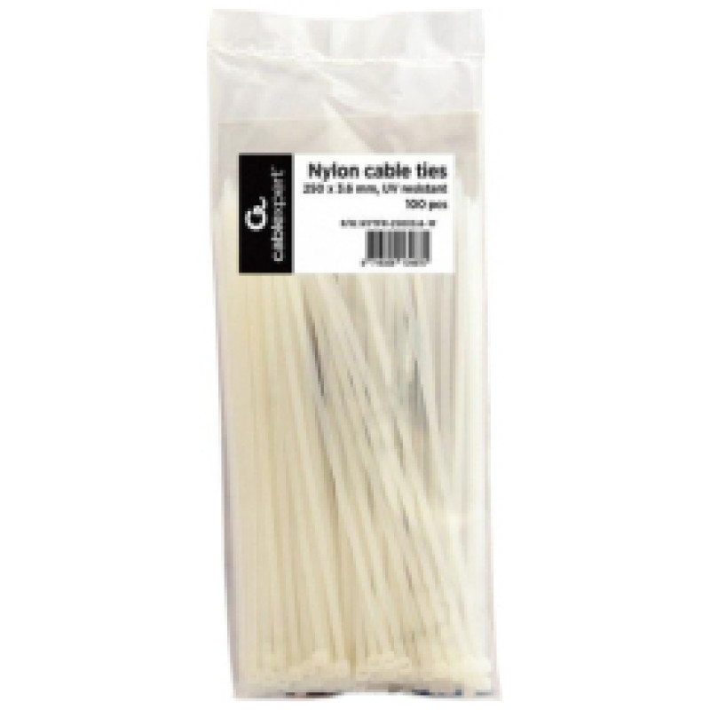 Gembird Kabeļu savilcēji Gembird 250 x 3.6 mm 100 gab, Frost+UV resistant