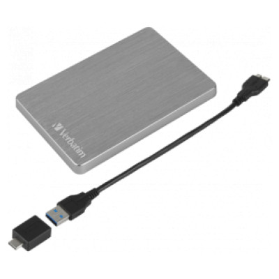 Verbatim Ārējais disks Verbatim Store n Go Slim USB3.2 1TB Space Grey