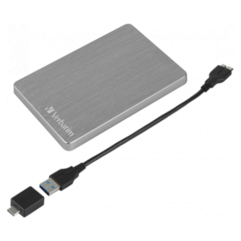 Verbatim Ārējais disks Verbatim Store n Go Slim USB3.2 1TB Space Grey
