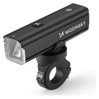Wozinsky WSBLB3 Front (1000 lm) and Rear USB-C Bike Light Set - Black
