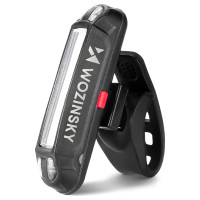 Wozinsky WSBLB3 Front (1000 lm) and Rear USB-C Bike Light Set - Black