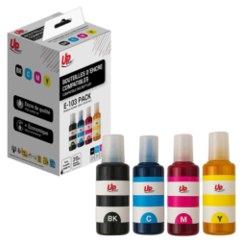 Uprint Tin&scaron;u komplekts UPrint Epson 103 PACK Black Cyan Magenta Yellow