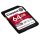Kingston Atmiņas karte Kingston Canvas React Plus SDXC 64GB