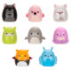 Squishmallows SQUISH-A-LONGS figūriņas, 8 gab., 2,5&nbsp;cm