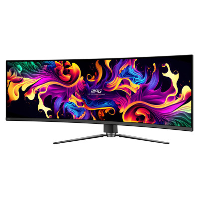MSI Monitor|MSI|MPG 491CQP QD-OLED|49"|Gaming/Curved|Panel QD-OLED|5120x1440|32:9|144Hz|Matte|0.03 ms|Swivel|Height adjustable|Tilt|Colour Black|MPG491CQPQD-OLED