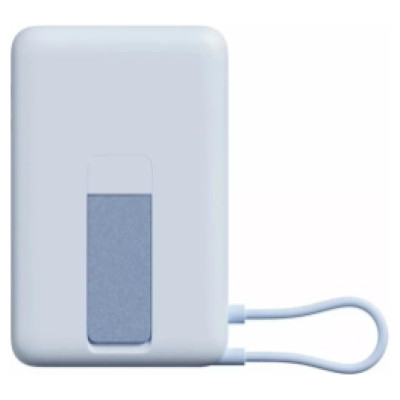 Xiaomi Ārēja baterija Xiaomi 10000mAh Ice Blue Magnetic integrēts USB Type-C bezvadu