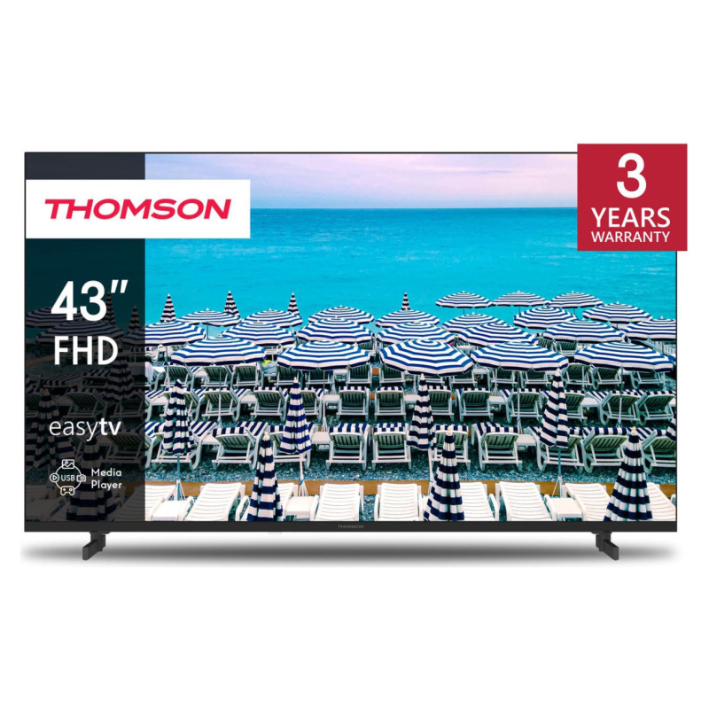 Thomson TV Set|THOMSON|43 "|4K Ultra HD|1920 x 1080 pixels|Flat|16:9|LED|43FD2S13