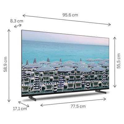 Thomson TV Set|THOMSON|43 "|4K Ultra HD|1920 x 1080 pixels|Flat|16:9|LED|43FD2S13