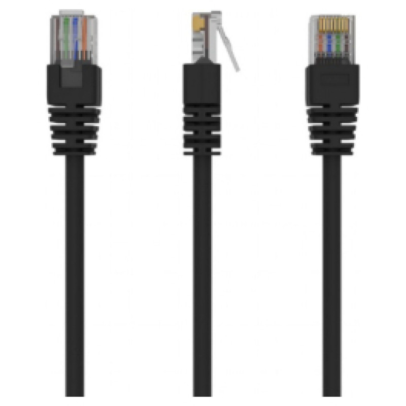 Gembird Kabelis Gembird Patch UTP 0.25 m CAT 5e Black