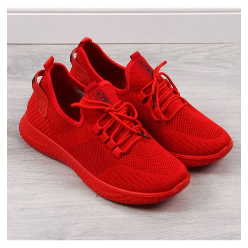 Inny NewS M EVE266B red textile sports shoes (41)