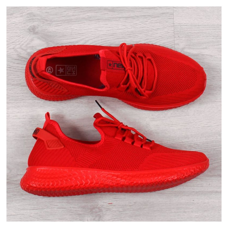 Inny NewS M EVE266B red textile sports shoes (41)