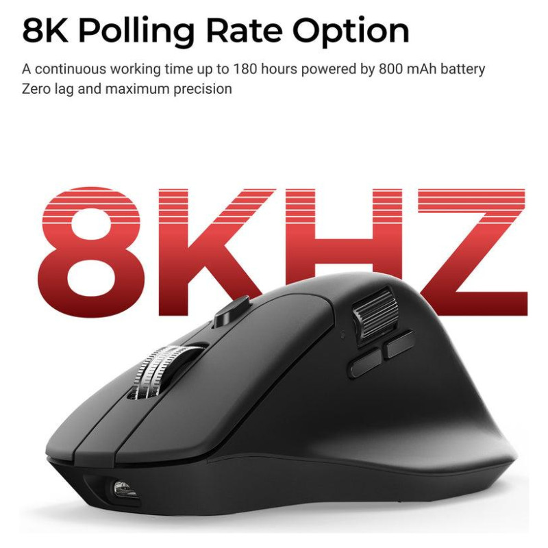 Keychron MOUSE USB OPTICAL WRL M6/BLACK M6S-A23 KEYCHRON