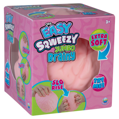 ORB Anti-stresa rotaļlieta rotaļu smadzenes Easy Sqweezy Jumbo Brainy