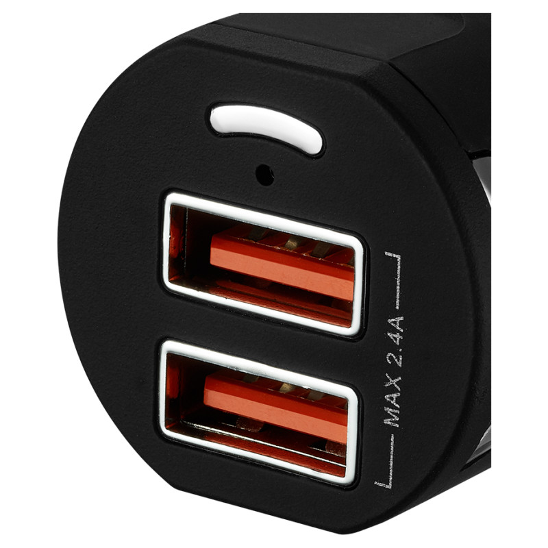 Canyon car charger C-04 2.4A/2USB-A Black