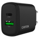 Canyon charger OnCharge 250 25W 1xPD 1xQC EU Black