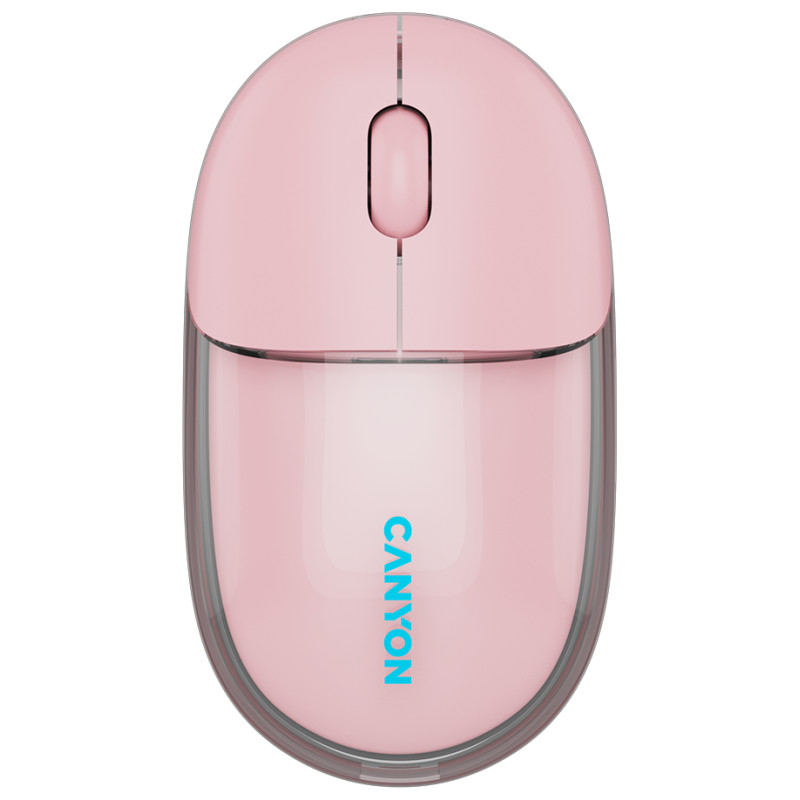Canyon mouse OnClick 24 BT/ Wireless Transparent/Pink